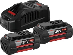 Bosch Professional Starterset 36V, 6.0Ah, Li-Ionen, 2 Akkus [12.0Ah] [432Wh]