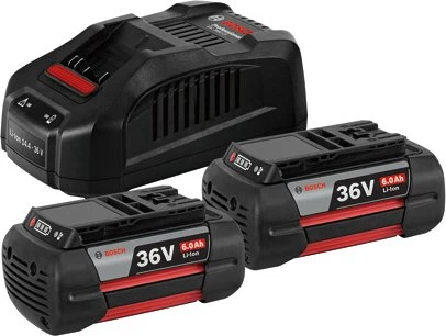 Bosch Professional Starterset 36V, 6.0Ah, Li-Ionen, 2 Akkus [12.0Ah] [432Wh]