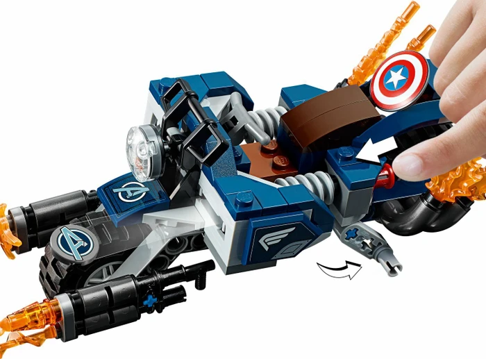 LEGO Marvel Super Heroes Spielset - Captain America: Outrider-Attacke