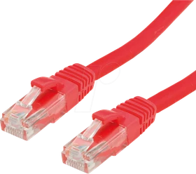 Value Patchkabel, Cat6a, U/UTP, RJ-45/RJ-45, 20m, rot
