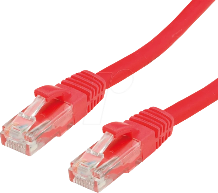 Value Patchkabel, Cat6a, U/UTP, RJ-45/RJ-45, 7m, rot
