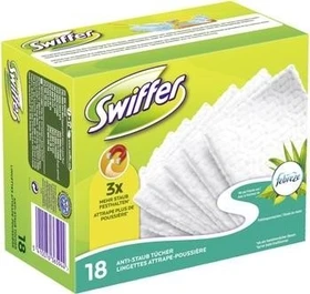 Swiffer Trocken Febrezeduft Wischtücher Nachfüllpack, 18 Stück