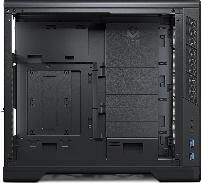 MetallicGear / MagniumGear Neo G Mini [V2], schwarz, Glasfenster, Mini-ITX