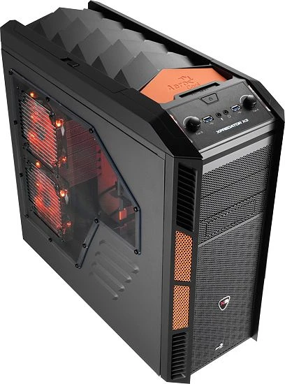 AeroCool XPredator X3 Evil Black Edition, Acrylfenster