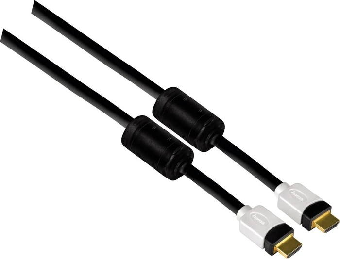 Hama High Speed HDMI 1.3 Kabel mit Ferritkernen schwarz, 2m