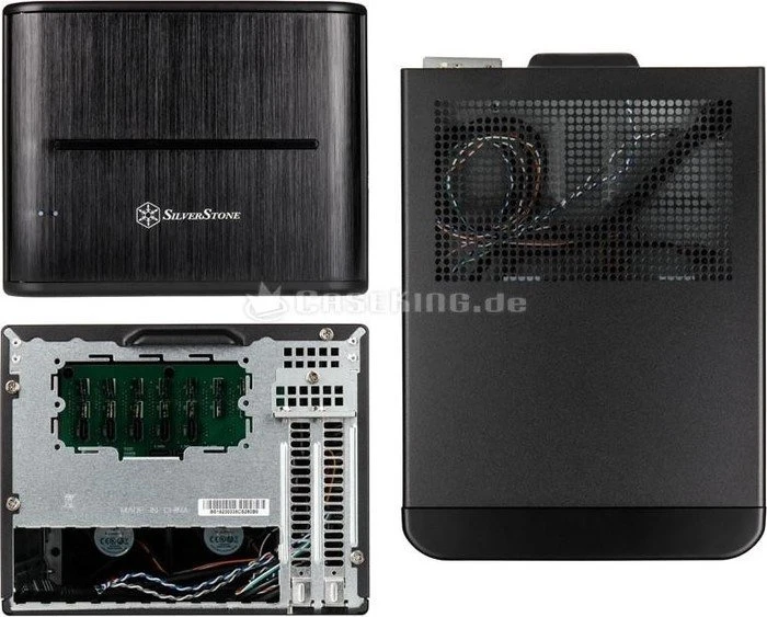 SilverStone Case Storage CS280, schwarz, Mini-ITX