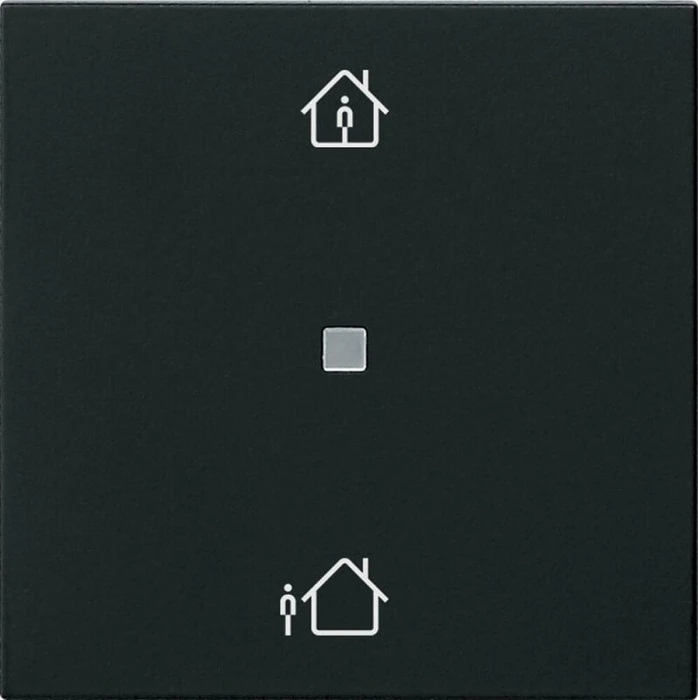 Gira System 55 KNX RF Bedienaufsatz 1fach Heizmodus, schwarz matt