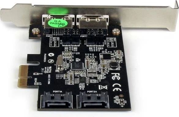 StarTech PEXESAT322I, 2x SATA/2x eSATA, PCIe x1