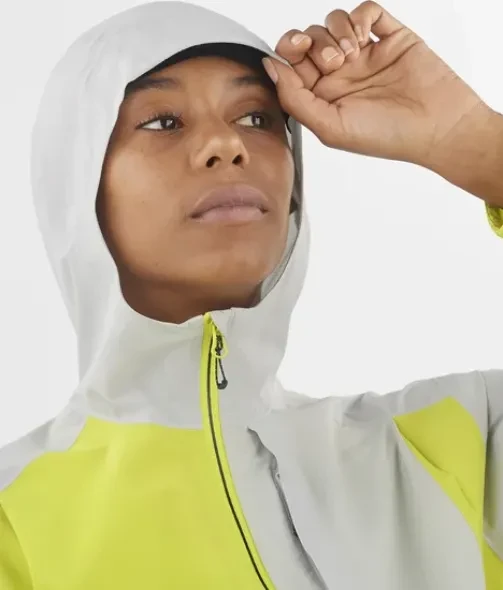 Salomon Bonatti Trail Funktionsjacke sulphur spring/gray violet (Damen)