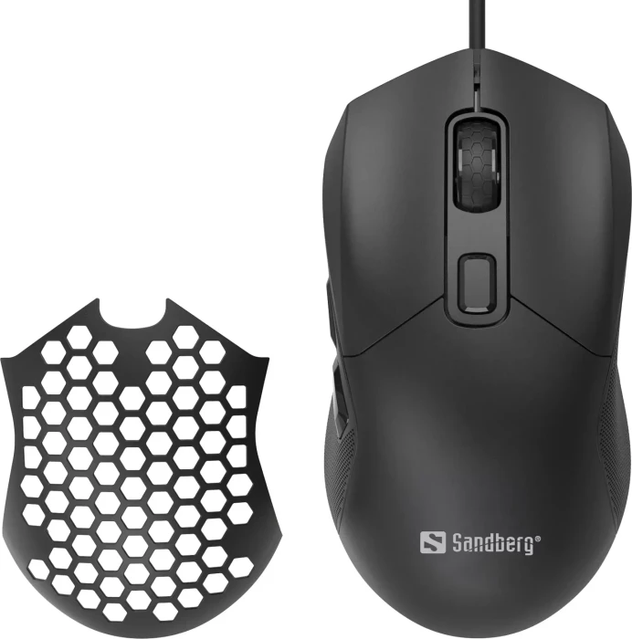 Sandberg FlexCover 6D Gamer Mouse, schwarz, USB