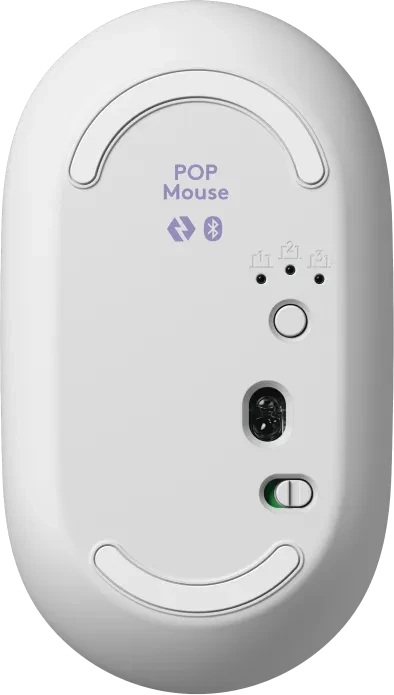 Logitech POP Icon Combo, Lilac & Off-White, Logi Bolt, USB/Bluetooth, US