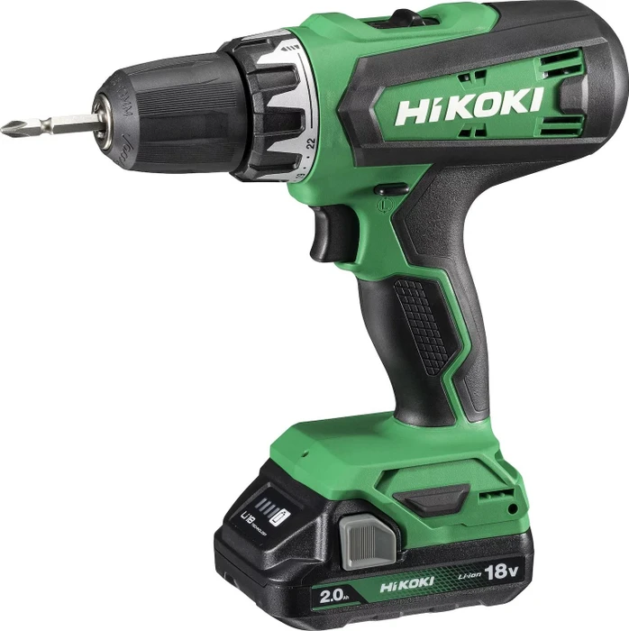 Hikoki DS18DFWKZ Akku-Bohrschrauber inkl. 2 Akkus 2.0Ah