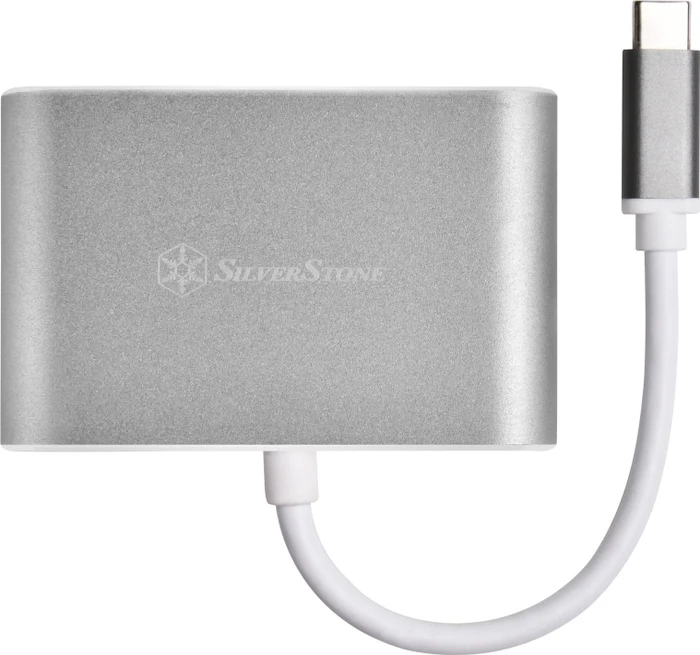 SilverStone EP16 USB-C VGA-HDMI Multiport-Adapter