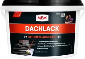 MEM Bitumen-Anstrich Dachlack schwarz, 5l