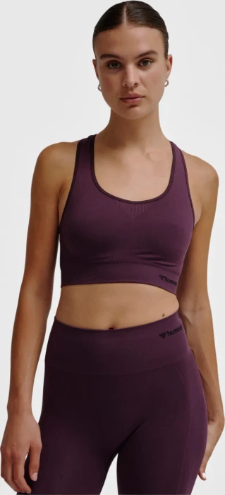 hummel Seamless Sports Top Funktionsshirt ärmellos plum perfect (Damen)