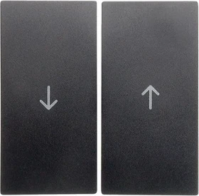 Berker S.1/B.3/B.7 Wippe 2fach mit Aufdruck Symbol Pfeil, anthrazit matt