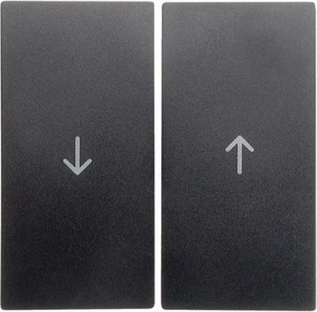 Berker S.1/B.3/B.7 Wippe 2fach mit Aufdruck Symbol Pfeil, anthrazit matt