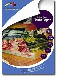Konica Minolta Fotopapier A4, 150g/m², 100 Blatt