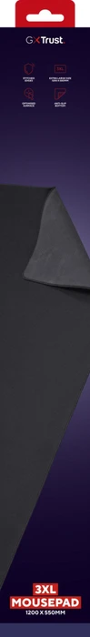 Trust Gaming GXT 755 3XL Gaming Mousepad, 1200x550mm, schwarz
