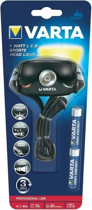 Varta Professional Line 1 Watt Sports LED Stirnlampe