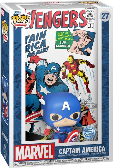 FunKo Pop! Comic Covers - Marvel - Captain America