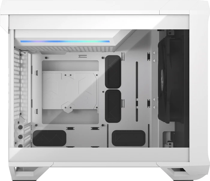 Fractal Design Torrent Nano White TG Clear Tint, Glasfenster, Mini-ITX