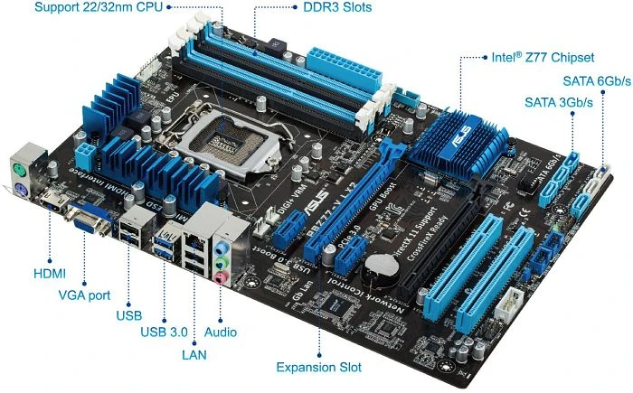 ASUS P8Z77-V LX2 (Intel 1155)