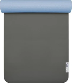 Yogistar Pro 183x61x0.6cm Yogamatte grau/blau