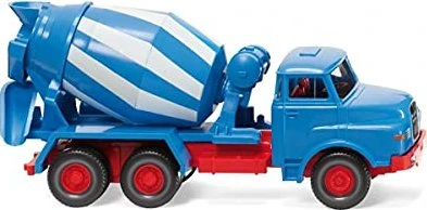 Wiking Betonmischer MAN blau/weiß
