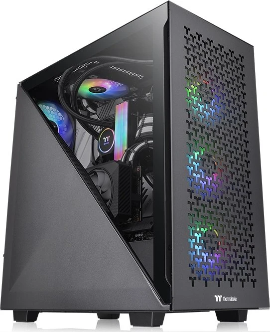 Thermaltake Divider 300 TG Air, schwarz, Glasfenster