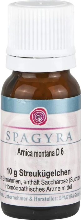 Spagyra Arnica Montana D6 Globuli, 10g