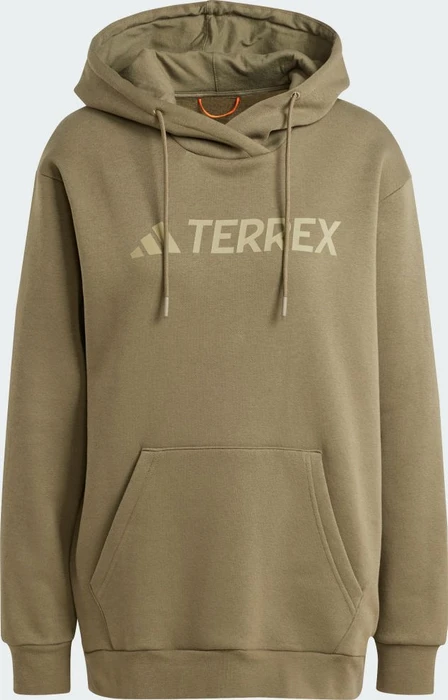 adidas Terrex Multi Large Logo Hoodie olive strata (Damen)