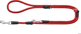 Hunter Freestyle verstellbare Führleine, 2m, rot