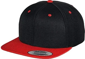 Flexfit YP Classics Premium Snapback 2-Tone Kappe schwarz/rot