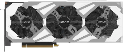 KFA2 GeForce RTX 3070 EX Gamer White (1-Click OC) LHR, 8GB GDDR6, HDMI, 3x DP