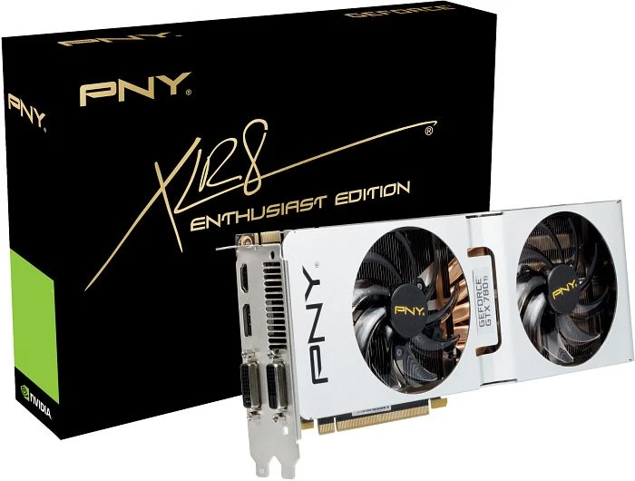 PNY GeForce GTX 780 Ti Pure Performance, 3GB GDDR5, 2x DVI, HDMI, DP