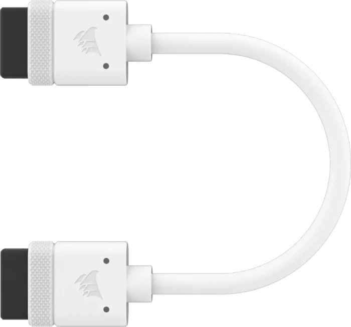 Corsair iCUE LINK Verlängerung, 10cm, weiß, 2er-Pack