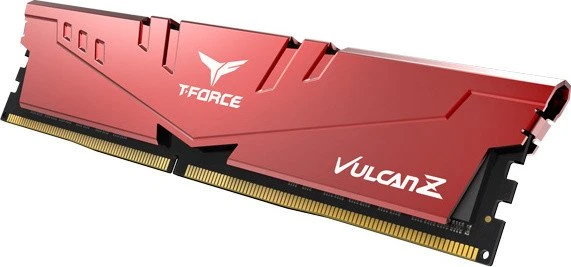 TeamGroup T-Force Vulcan Z rot UDIMM 8GB, DDR4-3200, CL16-20-20-40