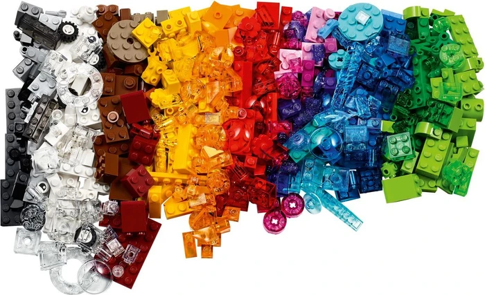 LEGO Classic - Kreativ-Bauset mit durchsichtigen Steinen