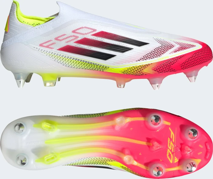 adidas F50 Elite Laceless SG cloud white/core black/solar yellow