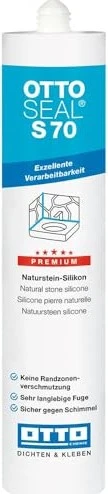 Otto-Chemie Ottoseal S 70 C137 Naturstein Silikonkleber anthrazit, 310ml
