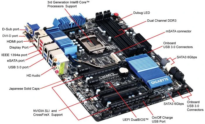 GIGABYTE GA-Z77X-UD5H-WB WIFI (Intel 1155)