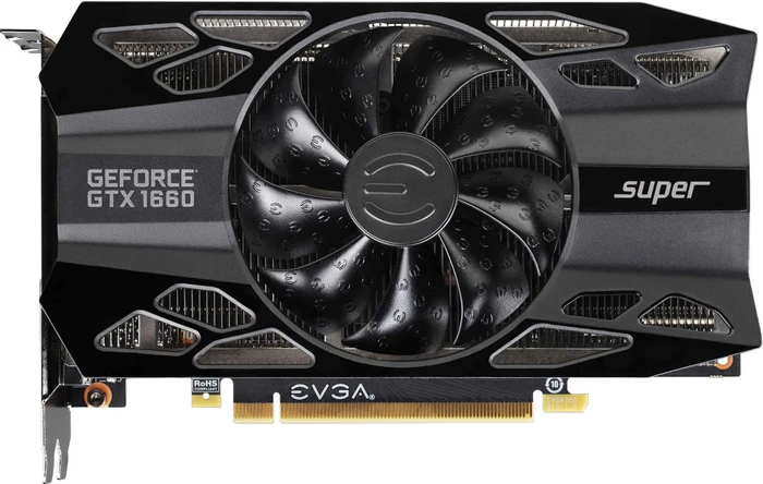 EVGA GeForce GTX 1660 SUPER Black Gaming, 6GB GDDR6, DVI, HDMI, DP