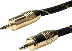 Roline / Secomp Gold 3.5mm Klinke Kabel 10m