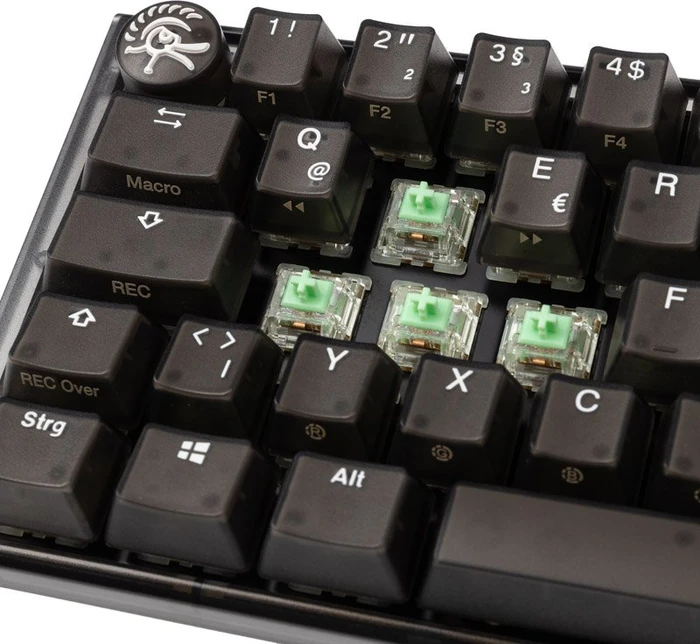 Ducky One 3 Mini PBT, LEDs RGB, Aura Black, Gateron Baby Kangaroo, USB, DE