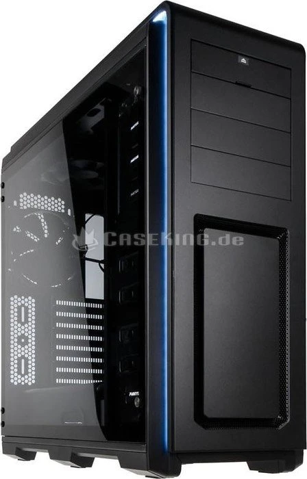 Phanteks Enthoo Luxe Tempered Glass schwarz, Glasfenster