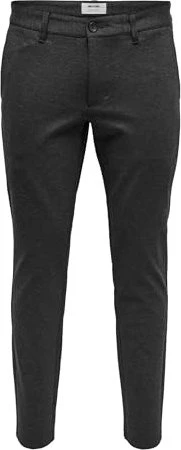 ONLY & SONS Mark Slim Fit Chino Hose dark grey melange (Herren)