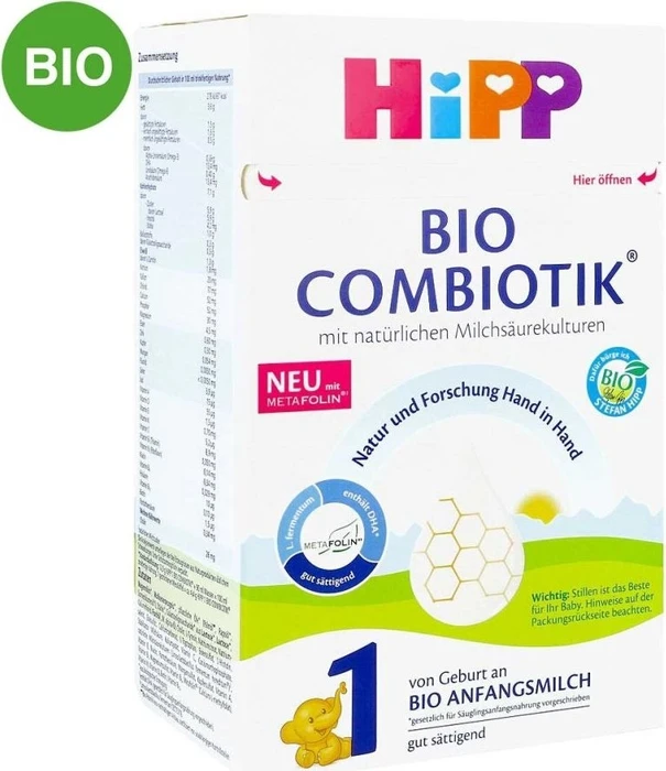 Hipp Bio Combiotik 1 Anfangsmilch Pulver von Geburt an, 600g