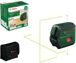 Bosch DIY AdvancedLevel 2G Akku-Kreuzlaser inkl. Tasche + Akku 2.0Ah