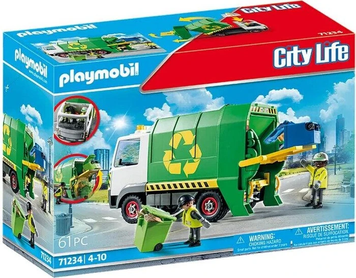 playmobil City Life Recycling Truck